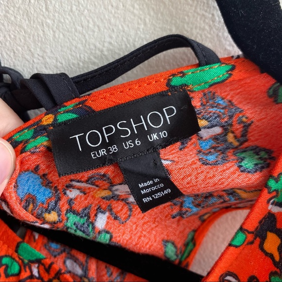 NWOT Topshop One Sleeve Top Size 6 - Picture 2 of 6